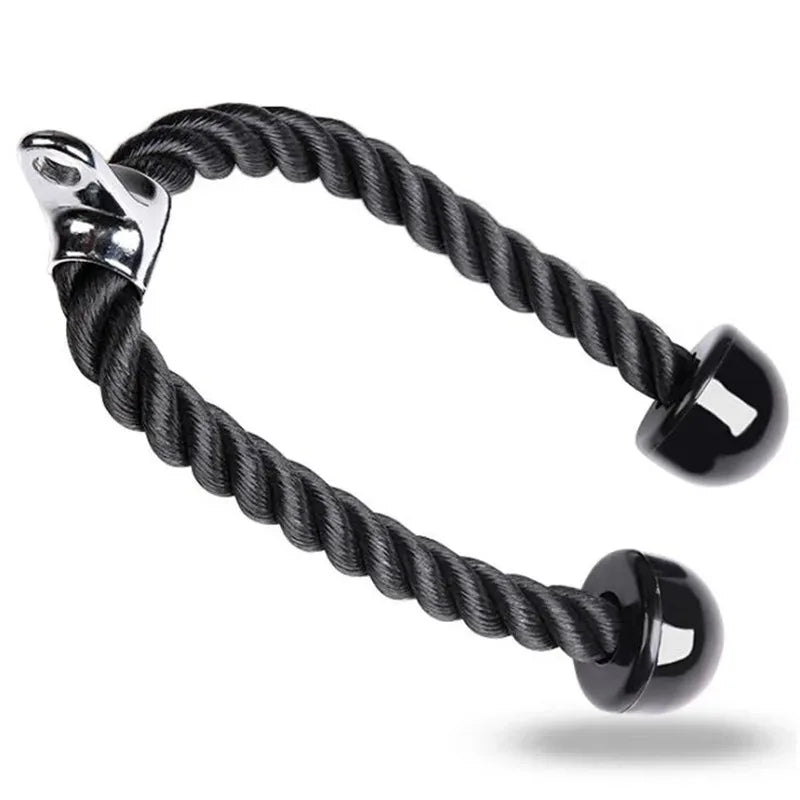 Triceps Pull Down Rope Cable Attachment for Gym Workouts