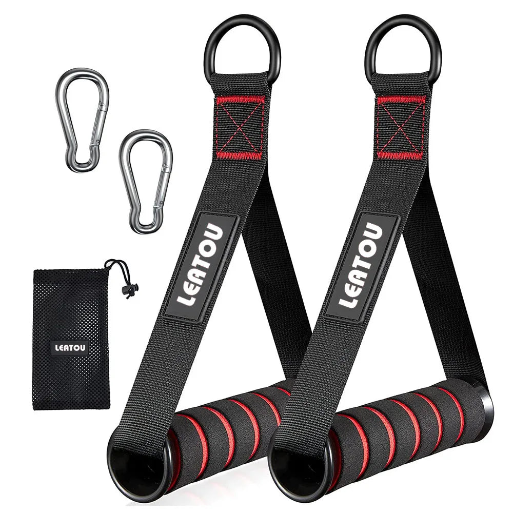 Triceps Pull Down Rope Cable Attachment for Gym Workouts