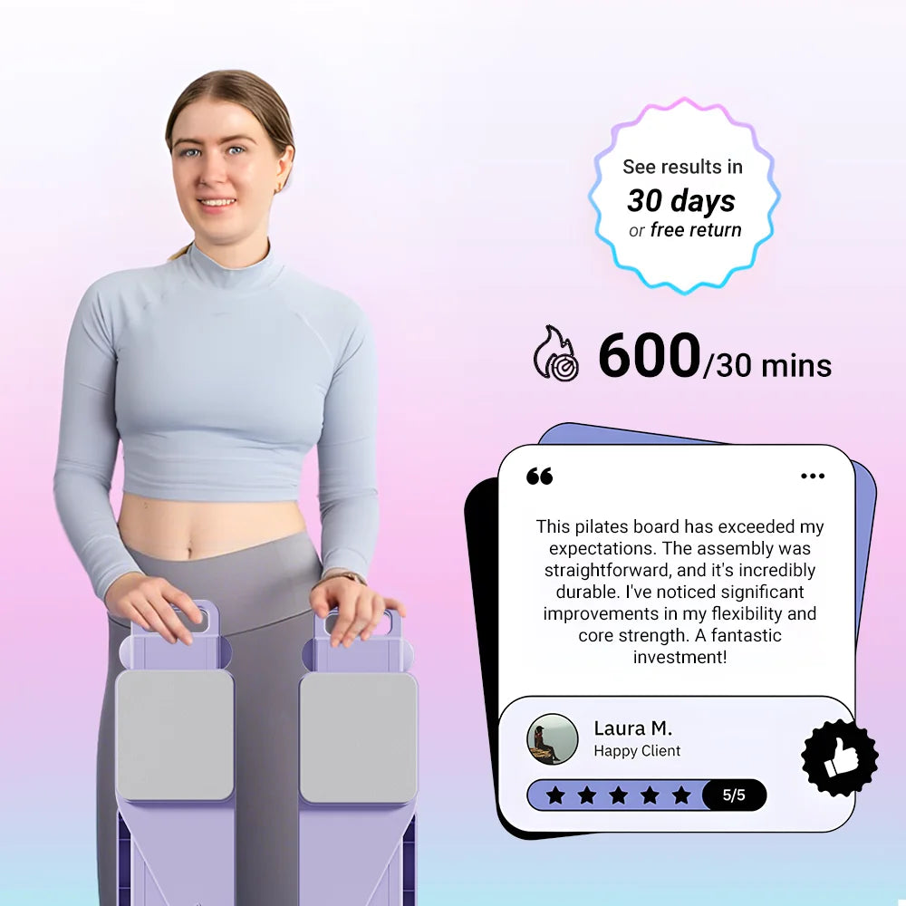 2-in-1 Abs & Ski Board – Portable Full-Body Trainer