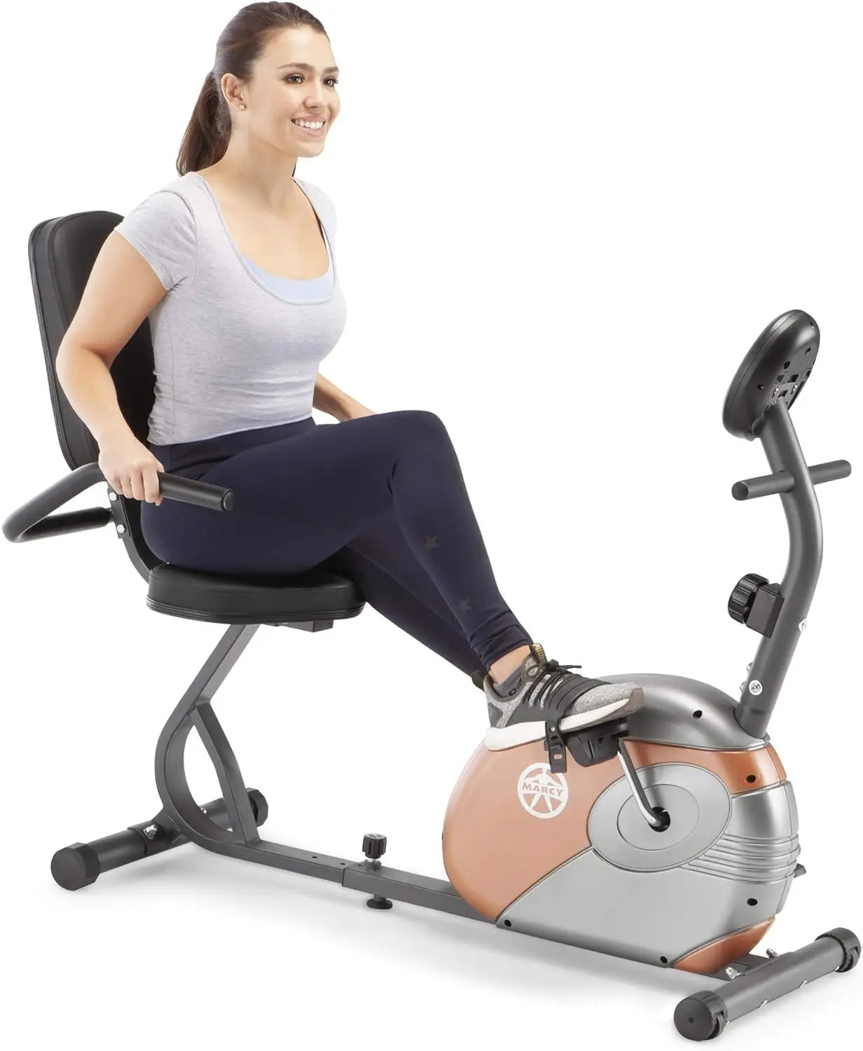 Home Exercise Bike with Adjustable Magnetic Resistance