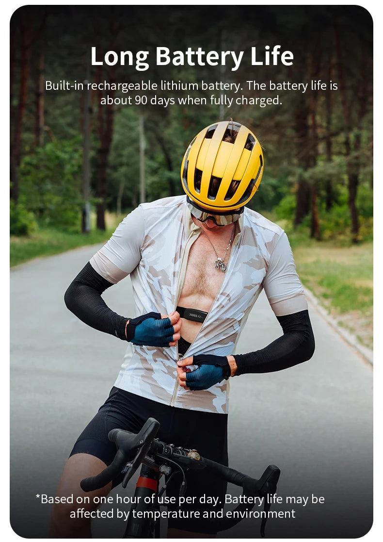 XOSS X2 Pro Rechargeable Heart Rate Monitor Sensor