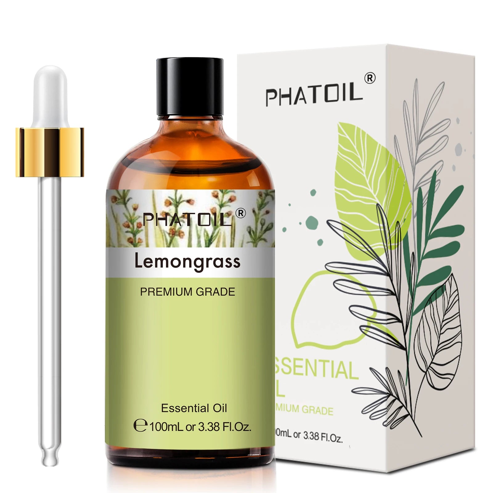 PHATOIL 100ml Natural Essential Oils – Aromatherapy & Skin Care