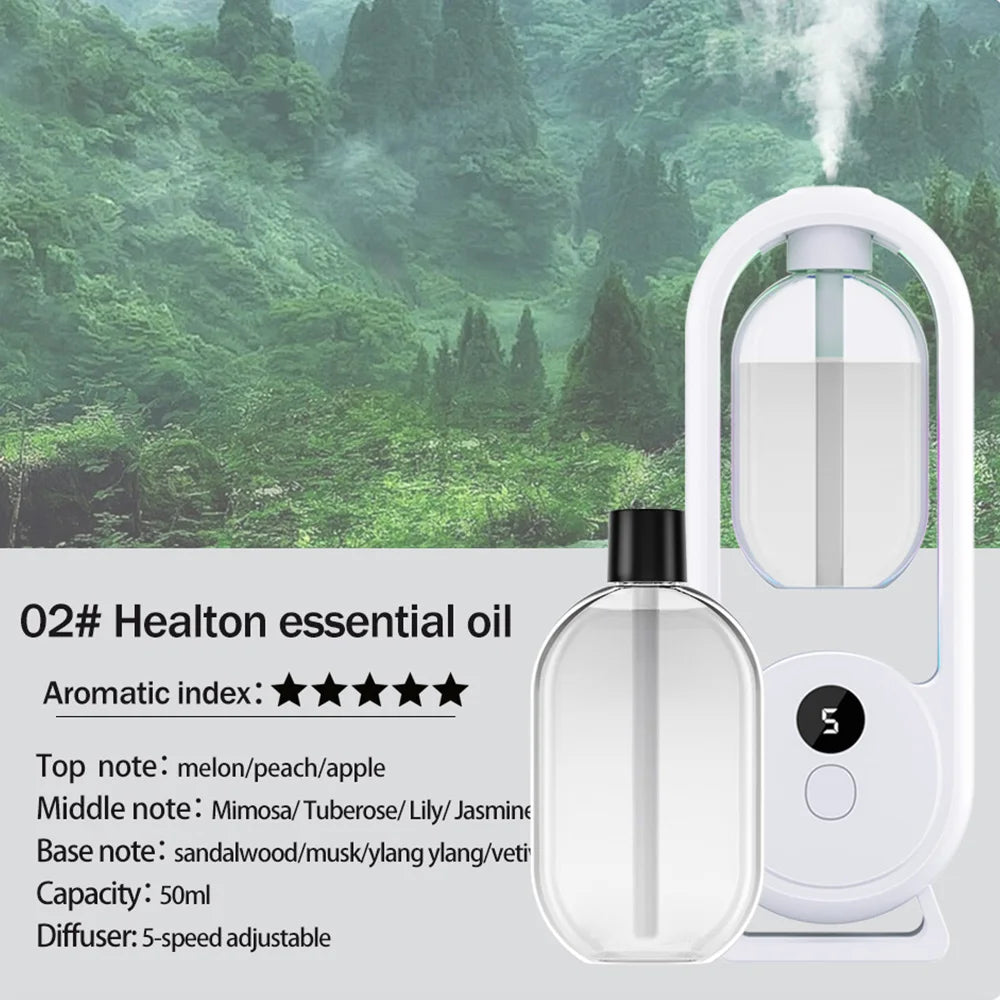 Rechargeable Portable Aroma Diffuser with Timed Spray Modes