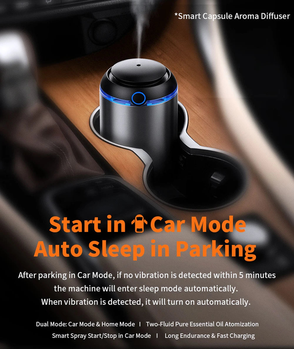 AI Smart Car Air Freshener & USB Aroma Diffuser