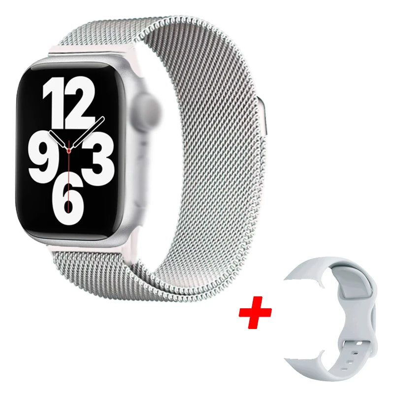 I10 Pro Max Smart Watch with Metal Strap Fitness Tracker