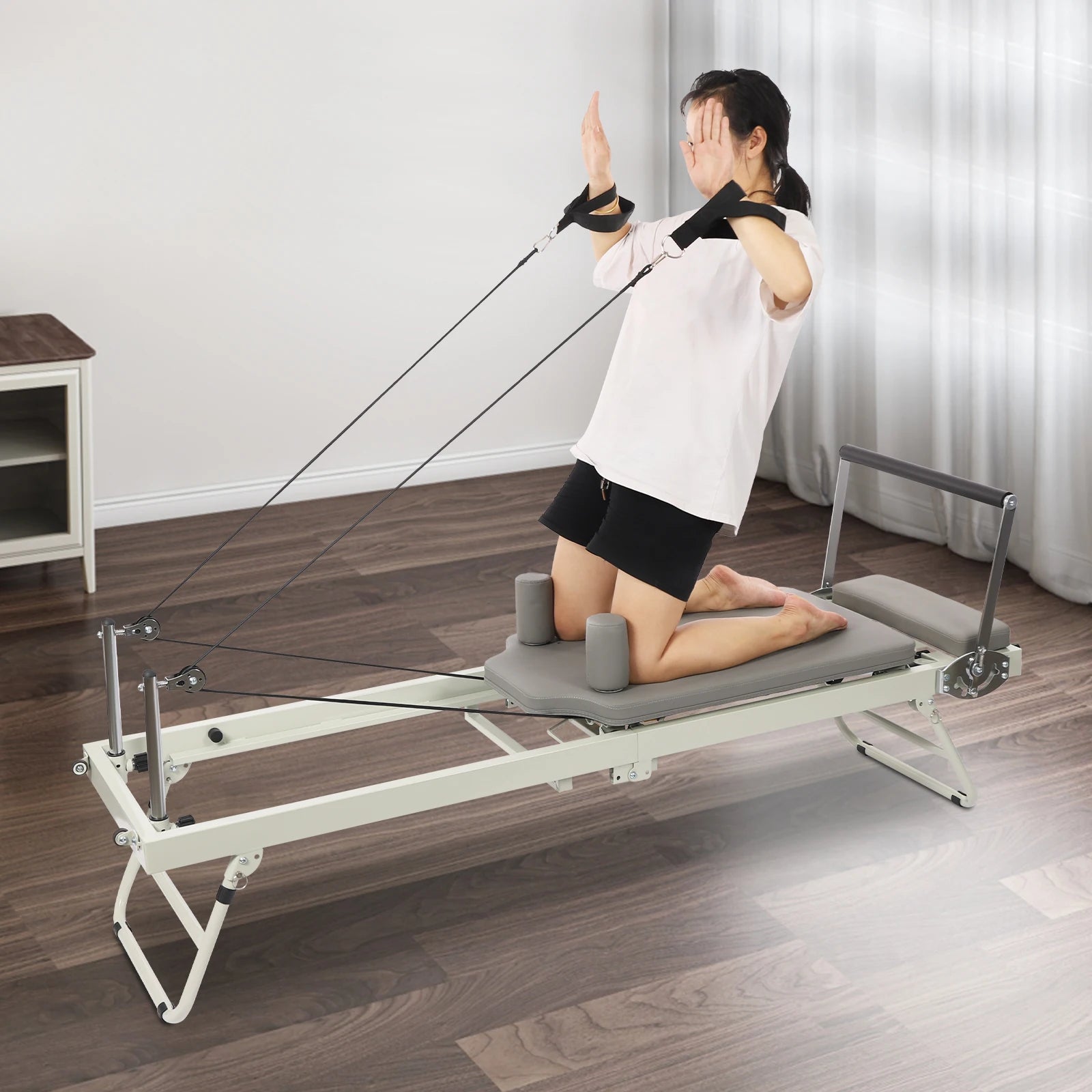Foldable Steel Pilates Reformer Machine for Home and Office