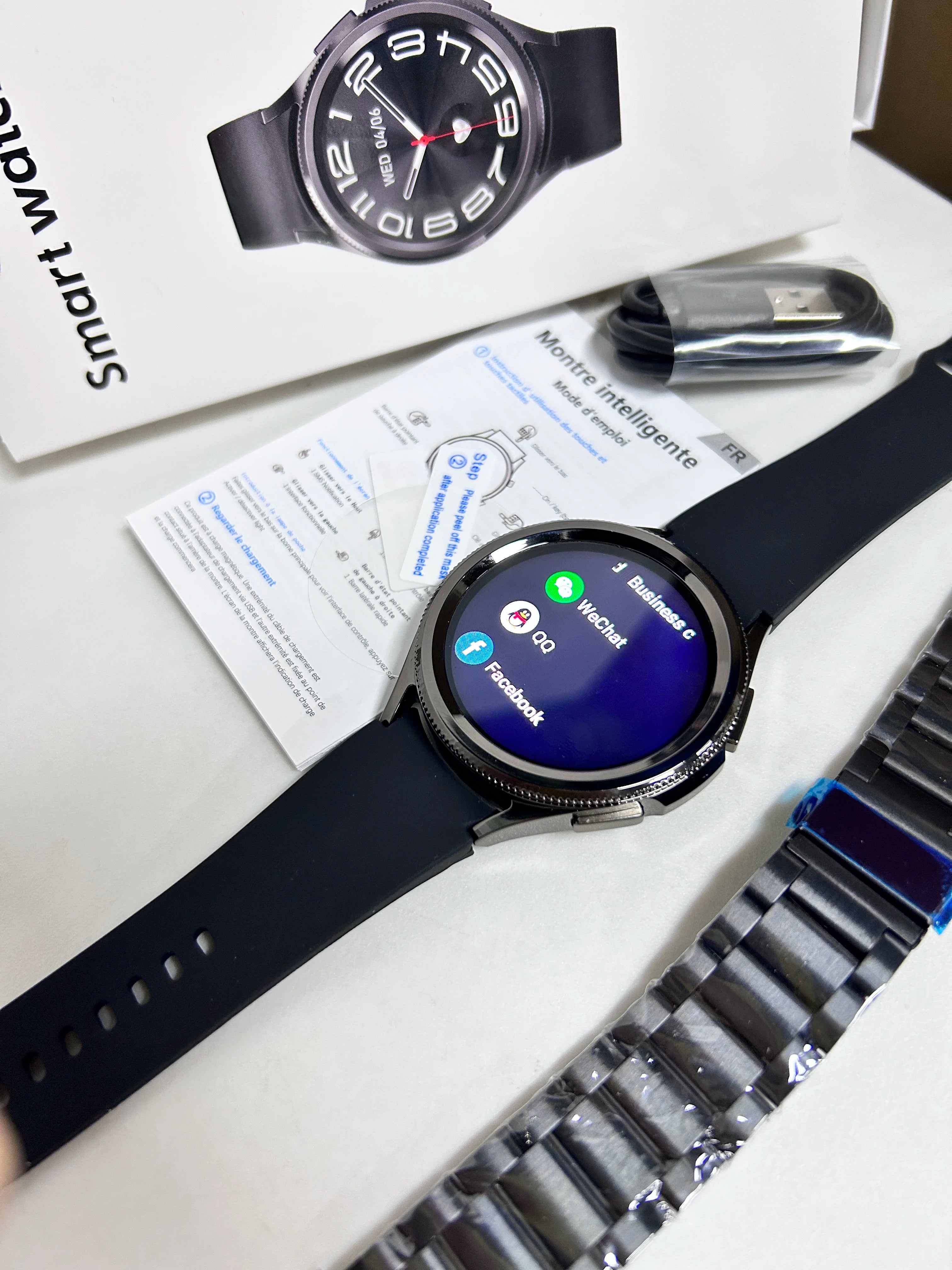 Watch 6 Classic 2025 Smart Watch Men Bluetooth Call GPS Fitness Tracker