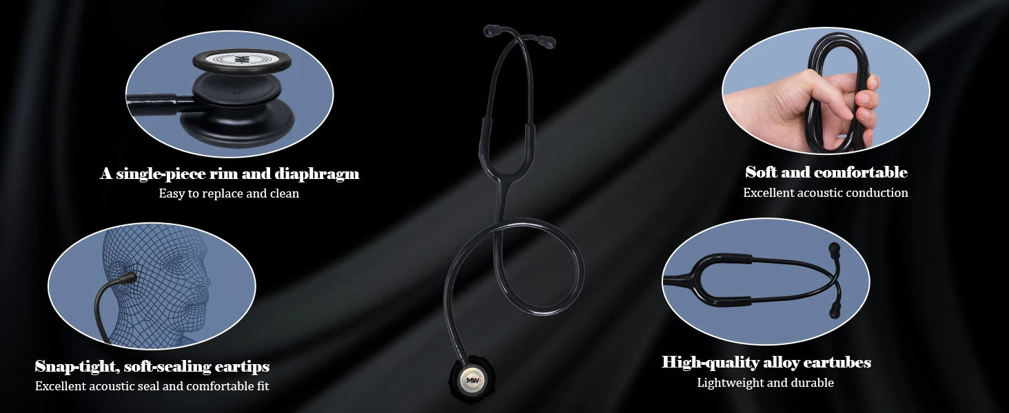 Professional Medical Double-Sided Stethoscope Cardiology Stethoscope
