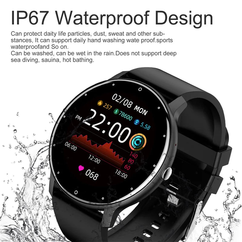 LIGE ZL02 Smart Watch for Women & Men with Bluetooth 5.2 Calls