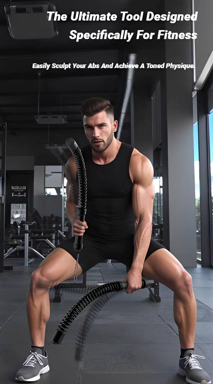 Ergonomic Strength Training Bar – Arm & Muscle Trainer