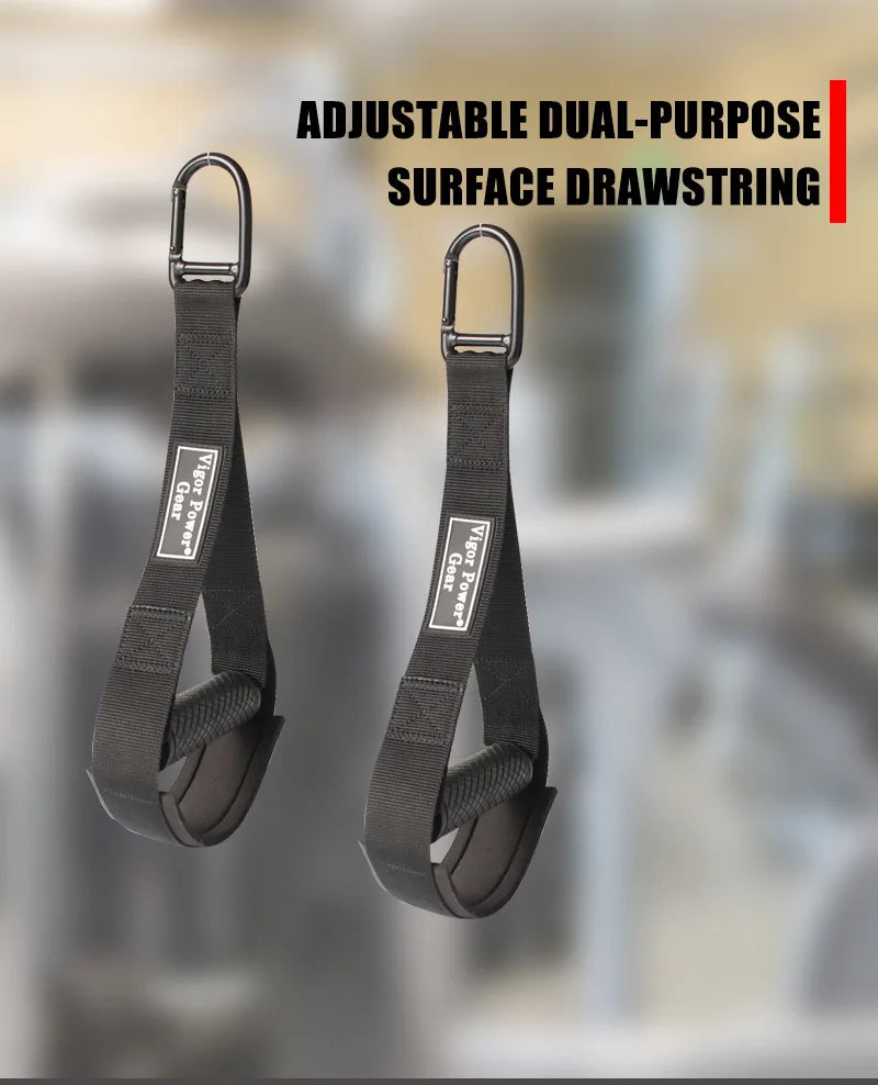 Triceps Pull Down Rope Cable Attachment for Gym Workouts