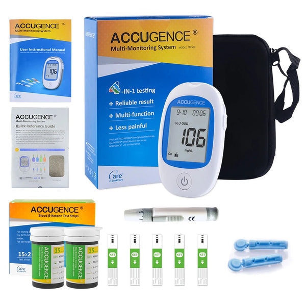 Fast Test Blood Ketone Meter Kit for Keto Diet