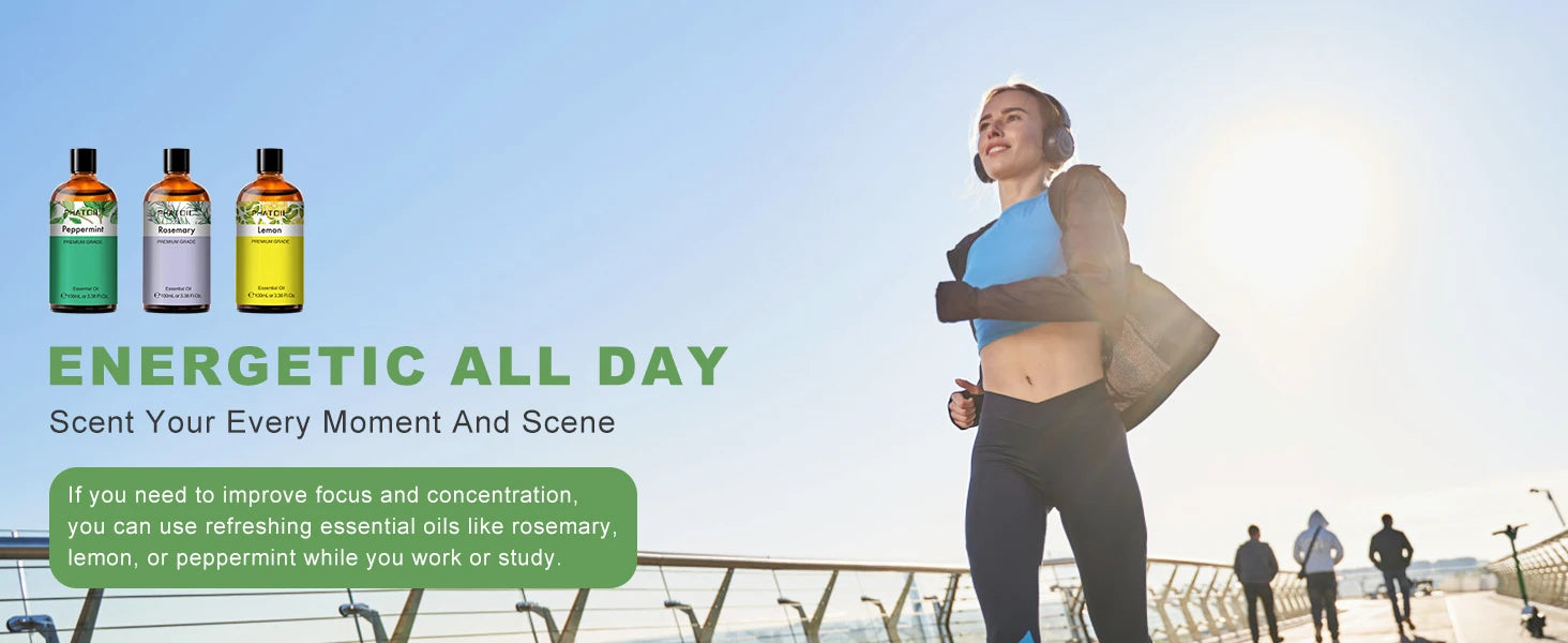 PHATOIL 100ml Natural Essential Oils – Aromatherapy & Skin Care