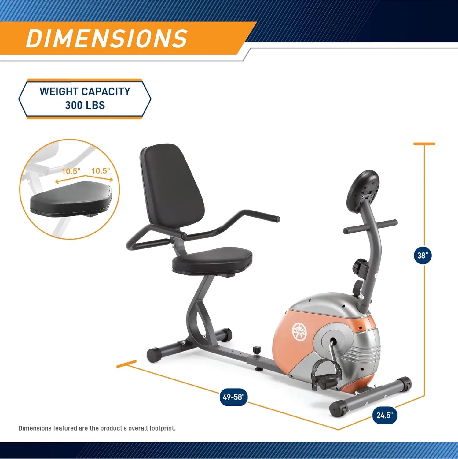 Home Exercise Bike with Adjustable Magnetic Resistance