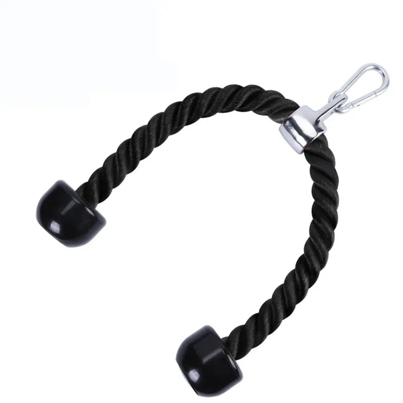 Triceps Pull Down Rope Cable Attachment for Gym Workouts