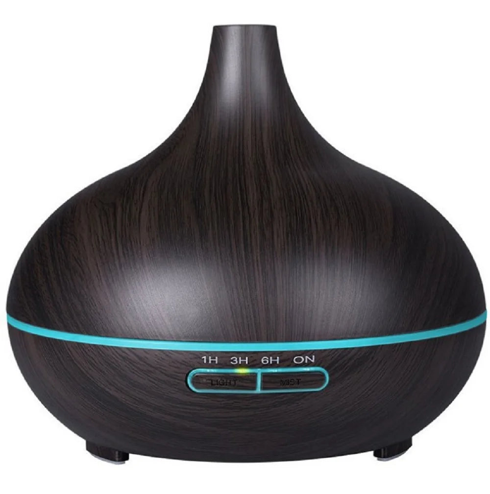 4-in-1 USB Air Humidifier with Starry Projector & Flame Effect